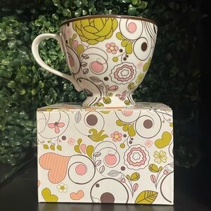 Ltd Ed Floral coffee tea cup